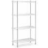 Royal Catering Scaffale Metallico Scaffalatura Inox RCER-9040 (200 kg, 50 kg, Acciaio Inox, 90 x 40 x 180 cm)