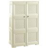 Tontarelli S.p.A. Armadio 3 Moduli con Ante TRAF. 19605019, Angora, 79x47x125 cm