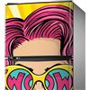 MEGADECOR DECORATE YOUR HOME Megadecor - Adesivo decorativo per frigorifero con Pop Art 'Wow', varie misure (200 cm x 60 cm)