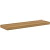 GHVBNMF Scaffale da parete marrone, 80 x 23,5 x 4 cm, mensola sospesa in legno per soggiorno, camera da letto e cucina, moderna scaffale sospesa, portata fino a 10 kg