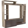 milani home MilaniHome.it - parete attrezzata porta tv soggiorno moderna di design 180x28/40x165 h