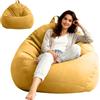 Umllpet Pouf XL a forma di goccia - Solo fodera (senza imbottitura) - Per adulti e bambini - Pouf da gioco per soggiorno, camera dei bambini, divano - Decorazione per interni ed esterni - 100 x 120 cm