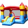 COSTWAY Castello Gonfiabile Castello di Gioco con Scivolo per Bambini da Esterno Giardino 370 x 280 x 230 cm