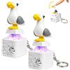 CHENBOOW 2 Pezzi Portachiavi Sonoro Seagull Mine Con Pulsante E Luce LED