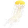 RLOMUTE Peluche Meduse colorate Cuscino giocattolo animale morbido e carino adatto per San regali per feste compagni camera da letto per decorazione per la casa regalo per bambini 5.9 pollici giallo