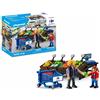 Playmobil 72018 Le Primeur Carrefour - Negozio di frutta e verdura - 2 figurine, bancarelle di mercato e accessori - Giocattolo per bambini dai 3 anni - Collezione esclusiva Carrefour