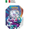 Pokémon Scatola da collezione Scontro Paradossale del GCC Pokémon - Acquecrespe-ex (una carta promozionale olografica e quattro buste di espansione del GCC Pokémon), edizione in italiano
