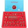 Hinourisha Set di 30 Pezzi Rompicapo in Metallo Torsione Puzzle 3D Gioco di Mente, Metal Wire Puzzle Set, Classico Giocattoli Educativi IQ Test Puzzle Regalo per Adulti e Bambini Metallo