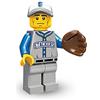 LEGO Giocatore di Baseball LEGO 71001 Minifigures Series 10 Mini Action Figure