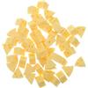 Toyvian 50pezzi Formaggio Finto Reale Modelli Formaggio Artificiale Ornamenti Cibo Finto Accessori Decorazione Casa Miniatura Giocattoli Fotografici