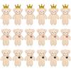 Kasyat 18 Pezzi Mini Orsi da 4,7 Pollici Orsetto per Portachiavi Piccolo Orso Snodato di Peluche Bambola Morbida per Decorazione di Compleanno Matrimonio Natale Bomboniere (Stile Misto)