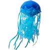 capybaraflying Peluche medusa realistica da 15cm/6in,peluche medusa creativa della serie Ocean,adatto per decorazioni di compleanno, divertente giocattolo educativo per bambini (blu)