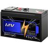 JHKJ Power Bank con Batteria al Litio Ferro fosfato da 12 V