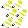 MAGICLULU 6 Set Scivolo per Frecce da Pesca Arco in ABS Giallo, Design Sicuro e Affidabile per Esperienza di Tiro Costante, per Pesca All'aperto e Laghi