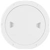 BOROCO Copertura per Ponte Arrotondata in ABS Marino Portello di ispezione Yacht Accessori per Barche RV Bianco 4 Pollici 6 Pollici 8 Pollici (20,3 cm/8 Pollici)