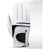 Zpengtai Guanti Golf Guanti da golf uomo sportivi mano in vera pelle bianchi traspiranti Indossare battuta singola for sinistra destra(Right hand,22)