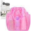 Jlobnyiun Gym Shower Bag - Portable Polyester Pouch, Hangable Toiletry Organizer, Tra | Hangable Mesh Shower BagGym Shower Bag Portable Compartment Gym Travel Beach Swimming Outdoor Camping Hiking Sports For