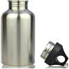 PLAFOPE 3 Pezzi Borraccia Termica Sportiva in Acciaio Inossidabile da 2000ml, Grande Capacità e Facile da Trasportare, per Picnic e Attività All'aperto