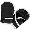 TOVINANNA Guantoni da Boxe Mezze Dita, Guanti da Allenamento Portatili Oxford e Pelle Pu, Neri, per Fitness e Arti Marziali Miste