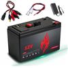 JHKJ Batteria al Litio Ferro fosfato da 12 V | Batteria al litio portatile da esterno da 12 V 8 Ah 10 Ah 12 Ah 15 Ah, batteria di alimentazione da 12 Volt per radio