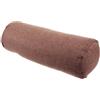 DOITOOL Cuscino Yoga Cilindrico in Cotone Lino e Perle, Supporto Confortevole | Colore Caffè, Uso Yoga e Cuscino Decorativo, Forma Semplice e Versatile