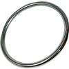 TOYANDONA Anelli Wing Chun Training Circle in Acciaio Inossidabile Argento | Antiruggine, Superficie Liscia, Uso Casa e Giardino, Struttura Indeformabile