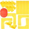 LABRIMP Marcatori Rotondi da Campo per Allenamento Tennis PVC Giallo
