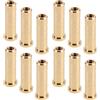 HEATSHAKING 12 Pezzi Inserti in Ottone da 38 Grani per Aste Frecce ID 0.244 6.2mm Connettore a Vite, Facile Installazione e Miglioramento Prestazioni per Caccia e Tiro al Bersaglio