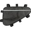 Jinhxofs Borsa Triangolare Elettrica per Bici Borsa Telaio Bici Sacca Batteria Foro Cavo con Nastro Riflettente in Oxford Durevole con Cernier Cinghie di, Array, Nero Senza Etichetta, 39 36 22CM