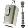 Holdes Pompa Ad Aria Da Viaggio Portatile USB ricaricabile gonfia e sgonfia con 5