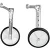 Lljsszr Ruote di Supporto per Bici Stabilizzatori per Equilibrio Kit Completo Dadi E Bulloni Regolazione per Bici 16-24 Pollici Costruzione in Acciaio Adatte, Argento
