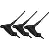 GOOHOCHY 5 Pezzi Chiave T per Pattini a Rotelle 4mm Impugnatura Comoda in PVC, Strumento di Regolazione e Manutenzione per Skateboard e Pattini, per Riparazioni a Casa
