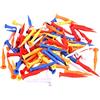 Zani Puff Colorati Tee da Golf 3 Sezioni 75Mm 100 Pezzi | colorato e stabile, per swing, misto