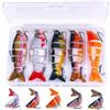 Generico Esche Da Pesca Per Bass 10 Artificiali Realistici Facile Cattura Kit