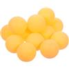 OKUMEYR Palline da Ping Pong da 40mm Gialle Opache 100 Pezzi Senza Cuciture in Pp Riducono Errori di Servizio e Deformazioni, per Giochi Ricreativi e attività di Gruppo