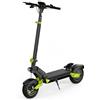 HeyScooter D2 Monopattino Elettrico Adulto, Batteria da 15.6 AH, Autonomia Massima di 65 KM, 10 Monopattino Elettrico Pieghevole, App, Carico 150 KG, Manubrio Regolabile, Sospensione Quadrupla