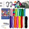 Générique Kit Paracord per adulti 16 colori, Moschettoni, Creazione Corda | Accessori Per Paracadute E Paracord Corda Per Cordini Artigianato Progetti Fai Da Te Outdoor Randonn