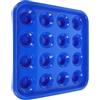 SOESFOUFU Vassoio Portaoggetti per Palline da Biliardo Blu in Pp