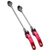 DONGLING Rilasci Rapidi per Bicicletta Aste for Mozzi Ruota for Bicicletta for for for ASSE A Sgancio Rapido Anteriore Posteriore MTB Bici da Strada Clip Leva Assale 145/175mm(Red)