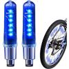 Generic Luce Valvola Pneumatico Bici 2 Pezzi Lampade Colorate con Sensore di