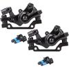BELLIFFY Kit Freni a Disco per Bici, Pinza Freno in Lega di Alluminio | Controllo Fluido e Frenata Stabile, per Mountain Bike e Cavi Freno Bici, Nero, 2 Set
