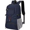 Generico Zaino Impermeabile Per Viaggio Ripiegabile Compatto Strisce Riflettenti | Impermeabile Zaino Sport Outdoor Multifunzionale Compatto Pieghevole Borsa Viaggio Cellulare Portafoglio Bicchiere Acqua