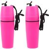 Toddmomy 2 Pezzi Scatola Stagna Dry Box, Contenitore Subacqueo in Plastica Rosa, Portatile, per Surf e Uscite Estive