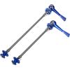 DONGLING Rilasci Rapidi per Bicicletta Spiedini for mozzo Ruota Bici 48 g/Paia Titanio Ti ASSE QR MTB Bicicletta da Strada sgancio rapido Anteriore 100 Posteriore 130/135mm