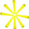 Peosaard Tee da Golf in plastica 25 Pezzi, Grado Professionale, Giallo, 70 mm, Tee da Golf in plastica