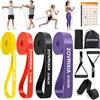 ZOVRIXIA Set Elastici Fitness e Palestra, Bande Elastiche con Maniglie e Porta
