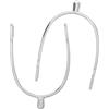 Luxshiny Speroni Equestri in Lega di Zinco Argento Stile Western per Donne | Decorazioni Intagliate a Mano, Superficie Liscia senza Bave, Uso Quotidiano