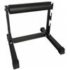 LOVIVER Split Squat Rack Stazione Squat Diviso Supporto Affondi Unilaterale Regolabile Rullo Cuscinetto Spesso Base Rettangolare Bassa Stabilità Elevata, Array, Nero, Modello Con Tubo Quadrato