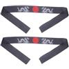 FUNOMOCYA Fascia per Testa Karate Sportiva Nera in Poliestere 1 Paio | Stile Giapponese Creativo, Sensazione Liscia e Confortevole, per Allenamento e Tifo