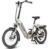 SPATIAL 20 Pollici Bici Elettrica Pieghevole, 50NM 250W Motore, 36V 10.4AH Batteria Fino a 80 km di Gamma, Adatto per il Pendolarismo, Viaggi Uomini Donne Bicicletta Elettrica